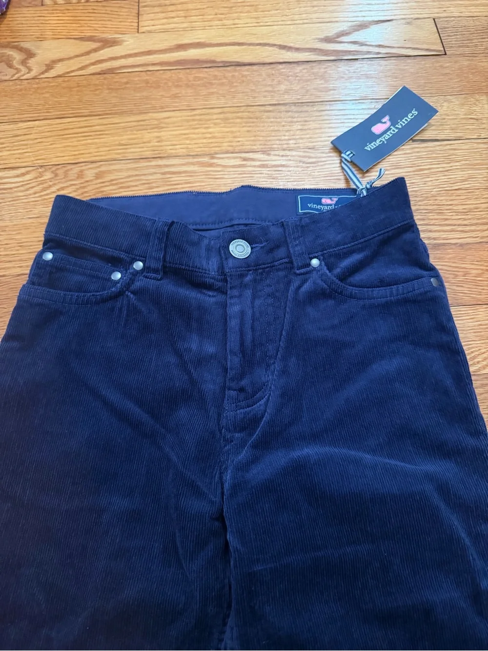 Vineyard Vines Blue Corduroy Pants Size 8 Brand New With Tags